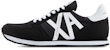 Armani Exchange Nylon Mesh Kulit Rendah 'Black Fashion' XUX017XCC681K489
