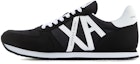 Buy Armani Exchange Nylon Mesh Kulit Rendah 'Black Fashion' XUX017XCC681K489
