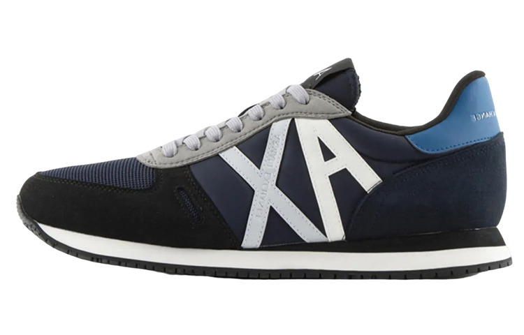 Buy 아르마니 익스체인지 나일론 러너 블랙/블루 (Armani Exchange 나일론 러너 블랙/블루 is shorter if needed) XUX017XCC681S279