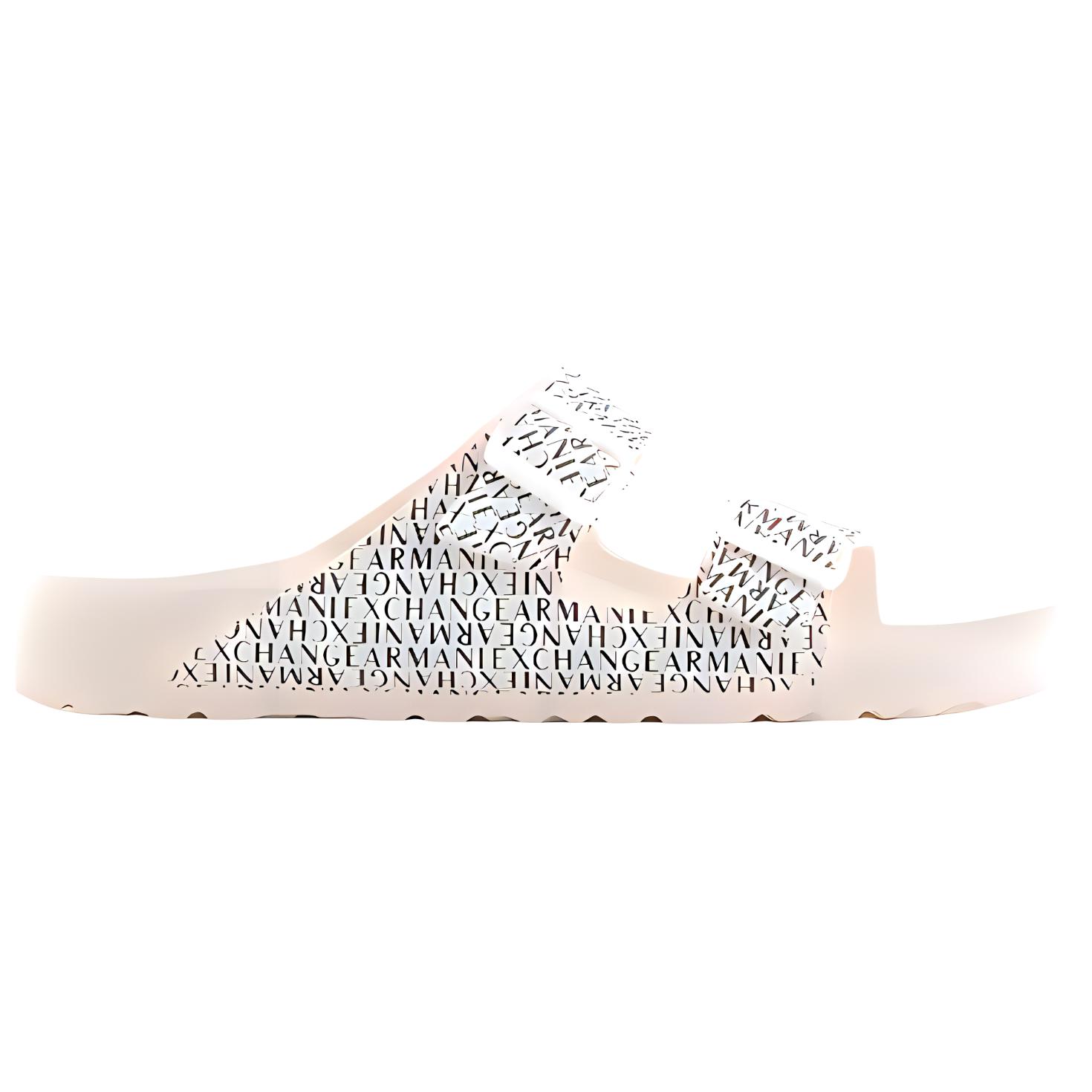 Order Sandalias Armani Exchange Abiertas con Hebilla 'Negro Blanco'. XUP006XV6731R326