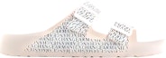 Order Sandal Bertumit Terbuka Armani Exchange 'Hitam Putih' XUP006XV6731R326