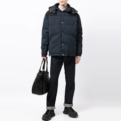 아르마니 익스체인지 패치워크 긴팔 코튼 재킷 딥 블루. 6KZB27-ZNIPZ-1510 Shop 아르마니 익스체인지 패치워크 긴팔 코튼 재킷 딥 블루. 6KZB27-ZNIPZ-1510