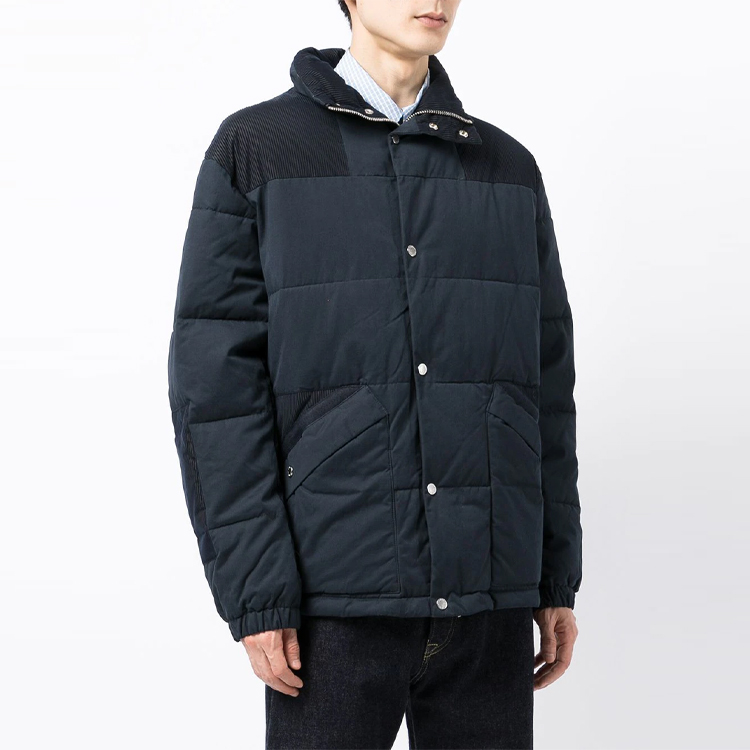 Details for 아르마니 익스체인지 패치워크 긴팔 코튼 재킷 딥 블루. 6KZB27-ZNIPZ-1510