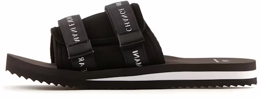 Armani Exchange Polyester Slide 'Black Fashion' XUP010XV672100002 Armani Exchange Polyester Slide 'Black Fashion' XUP010XV672100002