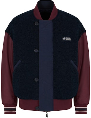 Armani Exchange 雙面配色拼接字母棉外套 海軍藍. 6RZB27-ZNJ7Z-45AG Buy Armani Exchange 雙面配色拼接字母棉外套 海軍藍. 6RZB27-ZNJ7Z-45AG