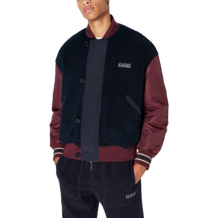 Purchase Armani Exchange 雙面配色拼接字母棉外套 海軍藍. 6RZB27-ZNJ7Z-45AG