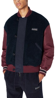 Armani Exchange 雙面配色拼接字母棉外套 海軍藍. 6RZB27-ZNJ7Z-45AG Purchase Armani Exchange 雙面配色拼接字母棉外套 海軍藍. 6RZB27-ZNJ7Z-45AG