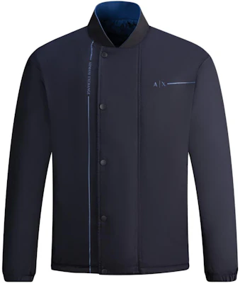 Armani Exchange 雙面徽章領海軍藍拉鍊外套 - SS23 3RZB04-ZNKRZ-65AD Buy Armani Exchange 雙面徽章領海軍藍拉鍊外套 - SS23 3RZB04-ZNKRZ-65AD