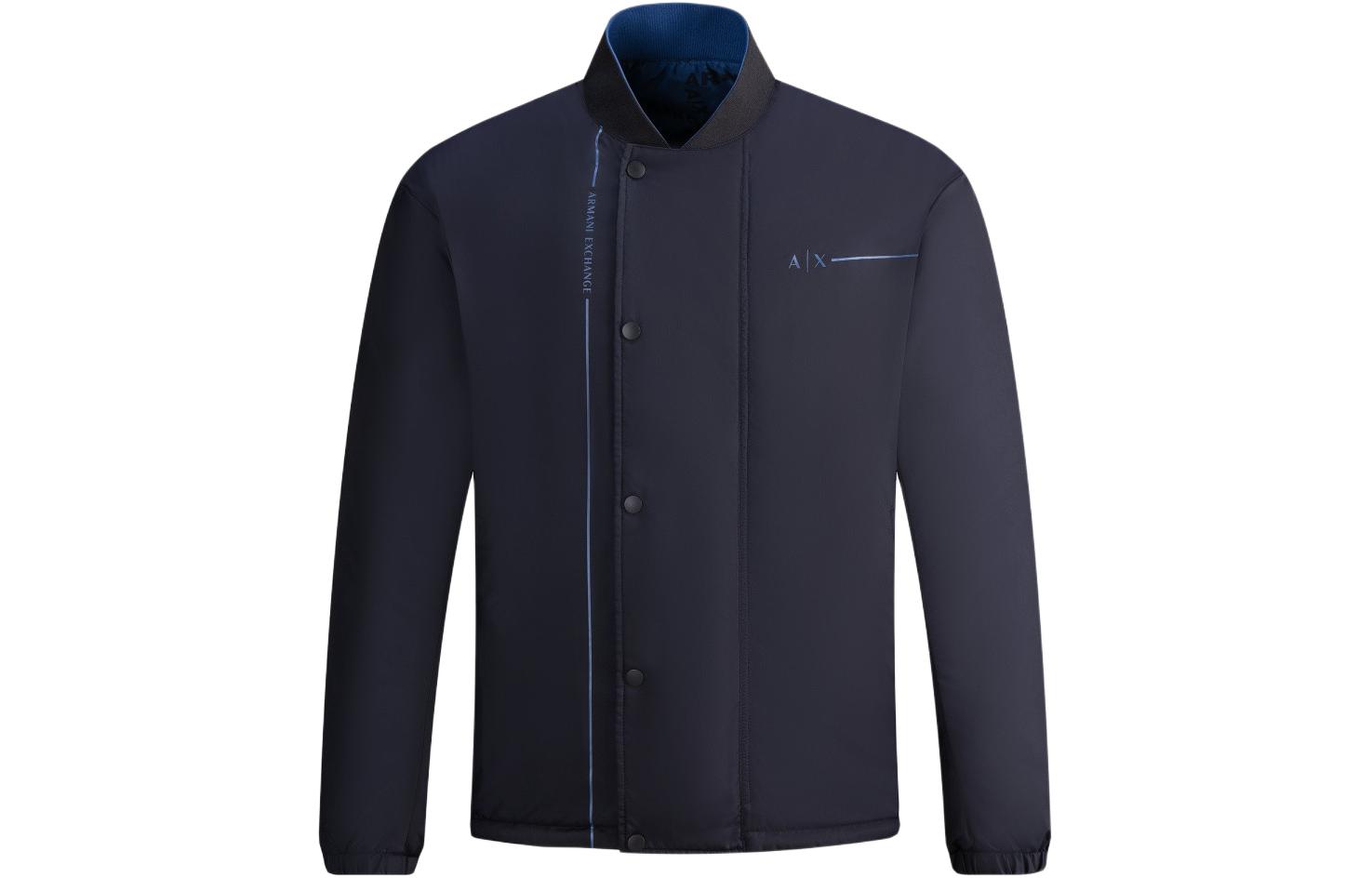 Order Armani Exchange 雙面徽章領海軍藍拉鍊外套 - SS23 3RZB04-ZNKRZ-65AD