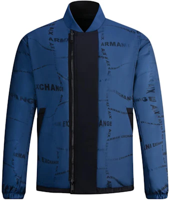 Armani Exchange 雙面徽章領海軍藍拉鍊外套 - SS23 3RZB04-ZNKRZ-65AD Purchase Armani Exchange 雙面徽章領海軍藍拉鍊外套 - SS23 3RZB04-ZNKRZ-65AD