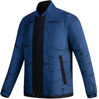 Sizing Armani Exchange Reversible Letterman Collar Navy Zip Jacket - SS23 3RZB04-ZNKRZ-65AD