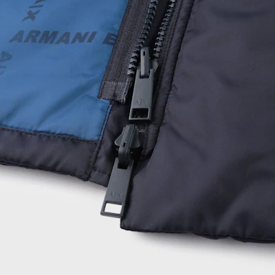 Armani Exchange 雙面徽章領海軍藍拉鍊外套 - SS23 3RZB04-ZNKRZ-65AD 2