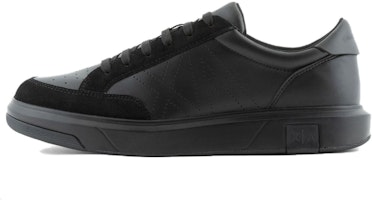 Armani Exchange Simple Lace-Up Low Top 'Black' XUX177XV7621K001 Armani Exchange Simple Lace-Up Low Top 'Black' XUX177XV7621K001