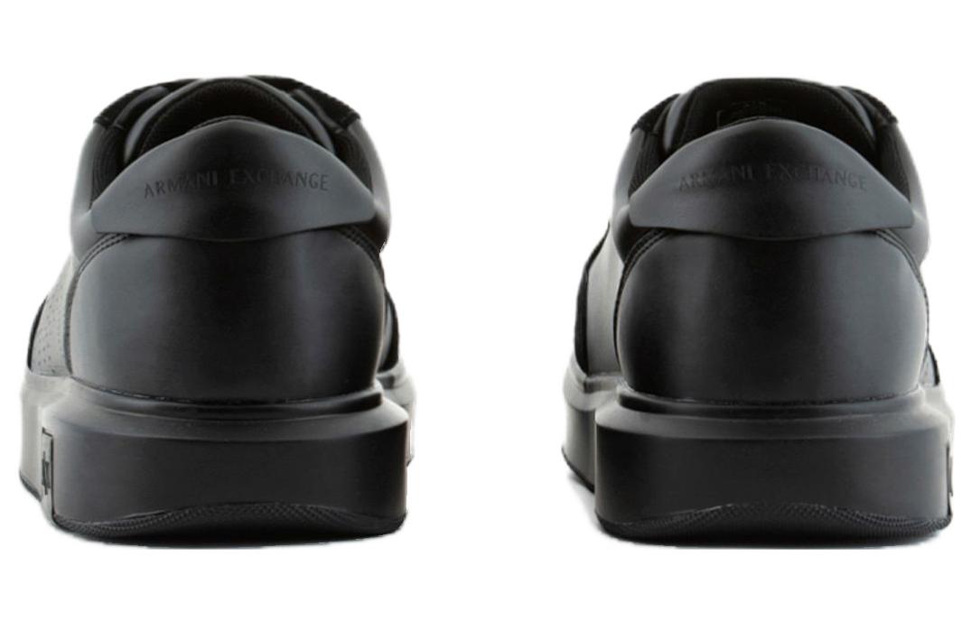 Armani Exchange Simple Lace-Up Low Top 'Black' 圖 5
