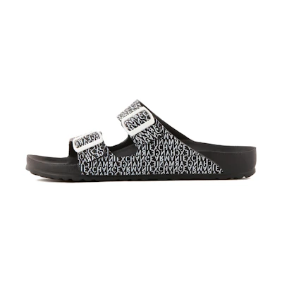 Armani Exchange Slide 'Black Print'