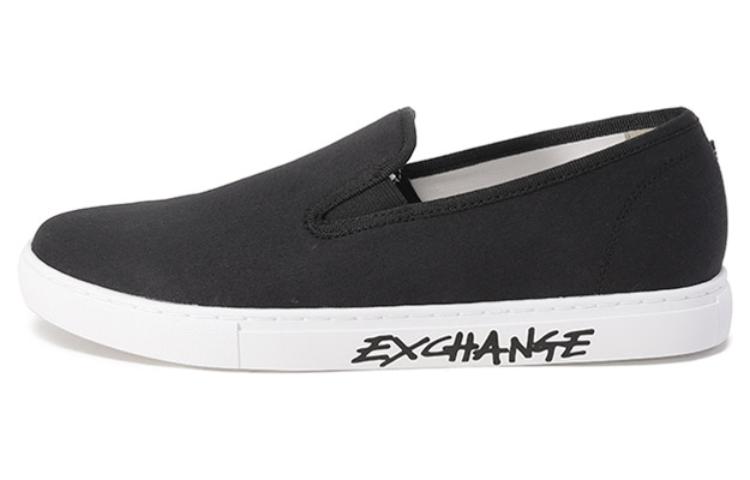 Armani Exchange Slip-On 'Logo Print Black'