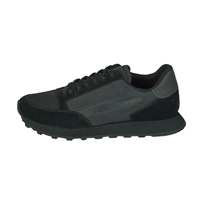 Armani Exchange Sneaker Low 'Black Leather Mesh'