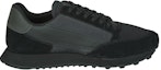 Order Armani Exchange Sneaker Rendah 'Kulit Hitam Mesh' XUX083XV263K001