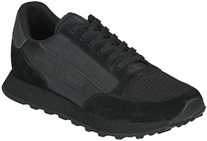 Armani Exchange 低帮运动鞋 '黑色皮革网面' XUX083XV263K001 Lookbook Armani Exchange 低帮运动鞋 '黑色皮革网面' XUX083XV263K001