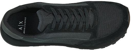 Armani Exchange 低帮运动鞋 '黑色皮革网面' XUX083XV263K001 Purchase Armani Exchange 低帮运动鞋 '黑色皮革网面' XUX083XV263K001