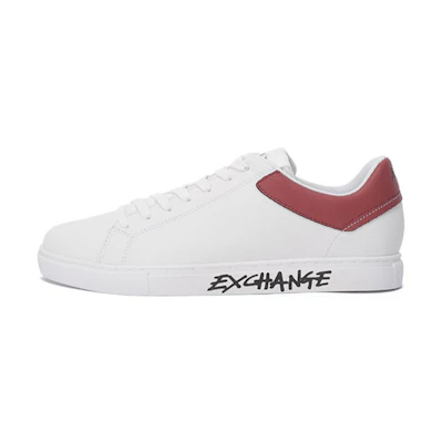Armani Exchange Sneaker Low 'White Burgundy'