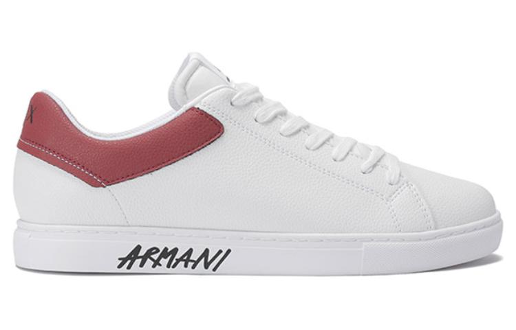 Armani Exchange Sneaker Low 'White Burgundy' 圖 2