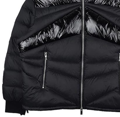 Armani Exchange Solid Color Zip-Up Puffer Jacket with Stand Collar 6RZBL4-ZN2RZ-1200 Sizing Armani Exchange Solid Color Zip-Up Puffer Jacket with Stand Collar 6RZBL4-ZN2RZ-1200