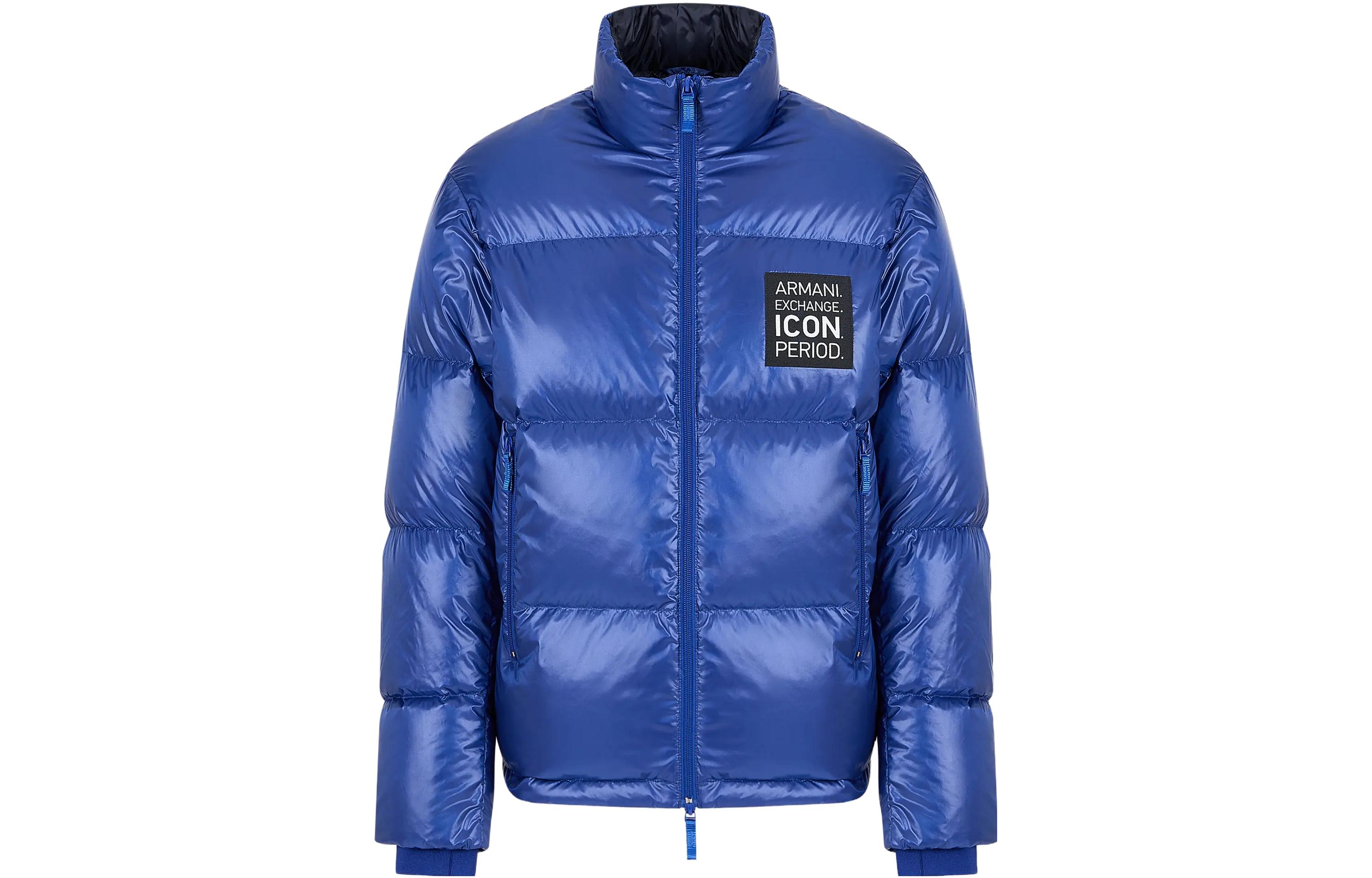 Order 아르마니 익스체인지 로고 패치 롱슬리브 후드 패딩 재킷 8NZBP2-ZNYNZ-1583