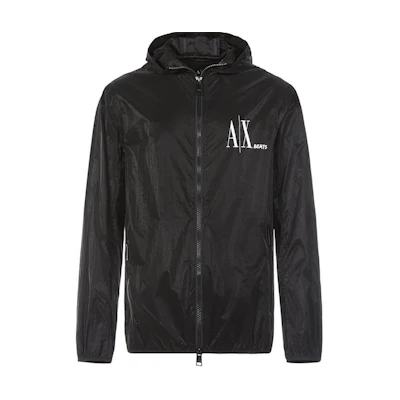 ARMANI EXCHANGE SS22 Casual Sunproof Hoodie Black 3LZB18-ZNJCZ-1200