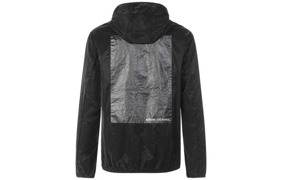 Lookbook ARMANI EXCHANGE SS22  Casual Sunproof Hoodie Black 3LZB18-ZNJCZ-1200