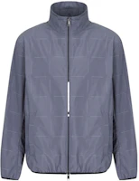 Armani Exchange SS22 Gray Stand Collar Zip-Up Bomber Jacket 3LZB09-ZNIDZ-2918 Armani Exchange SS22 Gray Stand Collar Zip-Up Bomber Jacket 3LZB09-ZNIDZ-2918