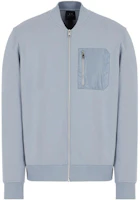 Armani Exchange SS22 Stand Collar Zip Jacket Grey Blue Men’s 3LZMFA-ZJ6MZ-1966 Armani Exchange SS22 Stand Collar Zip Jacket Grey Blue Men’s 3LZMFA-ZJ6MZ-1966