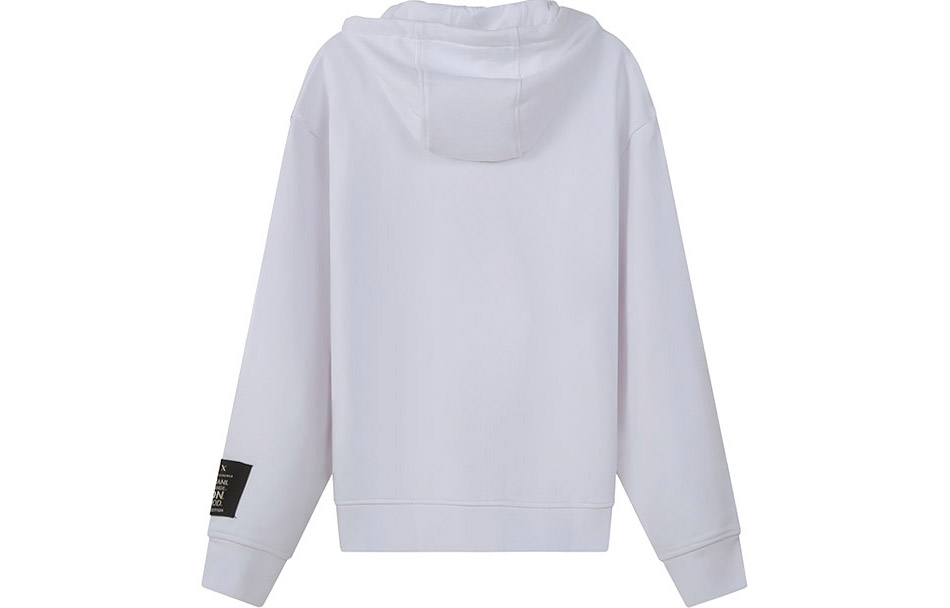 Lookbook Armani Exchange SS22 白色連帽衫 刺繡商標 8NZMPW-ZJ8WZ-1100