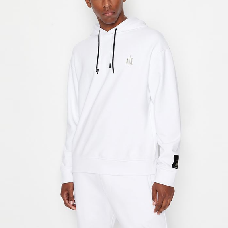 Purchase Armani Exchange SS22 白色連帽衫 刺繡商標 8NZMPW-ZJ8WZ-1100