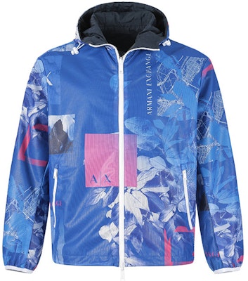 ARMANI EXCHANGE SS23 雙面連帽外套 海軍藍標誌印花. 3RZB46-ZN1CZ-55JD Order ARMANI EXCHANGE SS23 雙面連帽外套 海軍藍標誌印花. 3RZB46-ZN1CZ-55JD