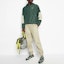 Lookbook ARMANI EXCHANGE SS23 男款暗綠色Logo拼色拉鏈連帽外套。 3RZB18-ZNNSZ-4885