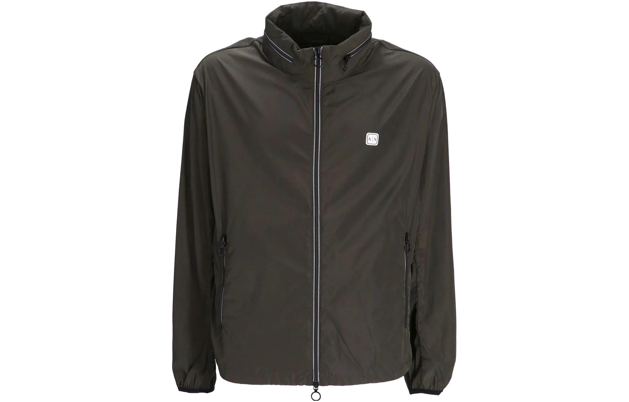 Armani Exchange SS23 Multi-Zip Stand Collar Jacket Deep Gray 8NZB07-ZNWFZ-1851