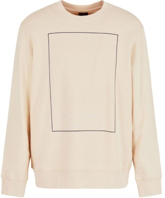 ARMANI EXCHANGE SS24 米色方框印花圓領套頭衫衛衣 3DZMHH-ZJGGZ-1792 Order ARMANI EXCHANGE SS24 米色方框印花圓領套頭衫衛衣 3DZMHH-ZJGGZ-1792