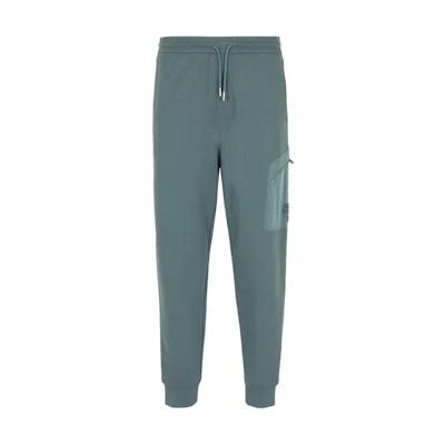 ARMANI EXCHANGE SS24 Tapered Logo Patchwork Embroidered Casual Pants. 3DZPLK-ZJ4XZ-1888