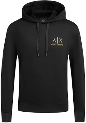 Armani Exchange SS24 黑色字母印花抽繩寬鬆版連帽衫 3DZMSB-Z9N1Z-1200 Buy Armani Exchange SS24 黑色字母印花抽繩寬鬆版連帽衫 3DZMSB-Z9N1Z-1200