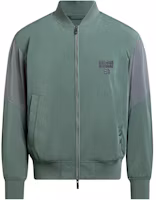 Armani Exchange SS24 Green Zip-Up Jacket with Embroidered Logo 3DZBL8-ZN3BZ-1888 Armani Exchange SS24 Green Zip-Up Jacket with Embroidered Logo 3DZBL8-ZN3BZ-1888