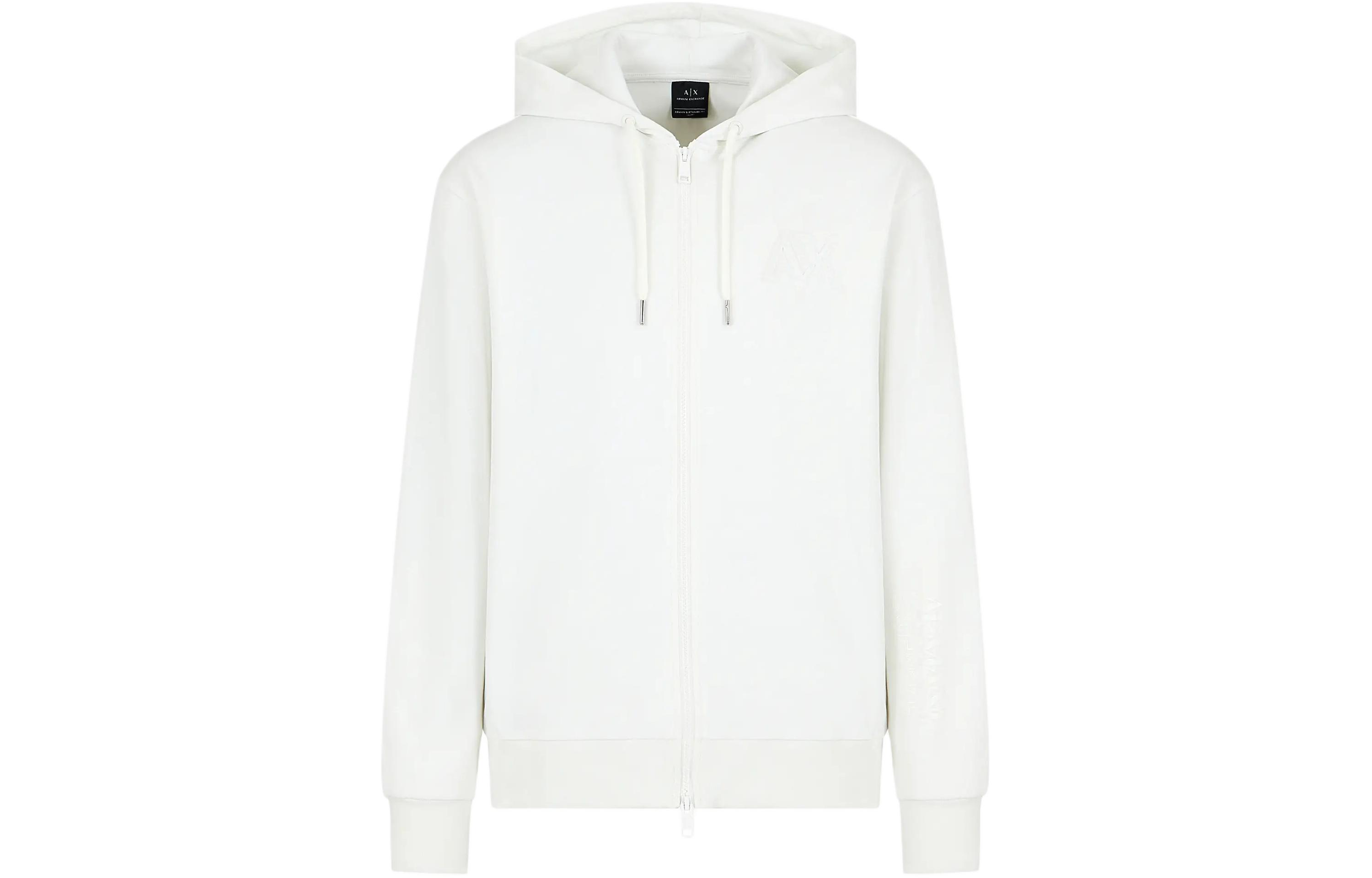 Armani Exchange SS24 Hoodie with Logo Lettering Design 3DZMAE-ZJMAZ-1947