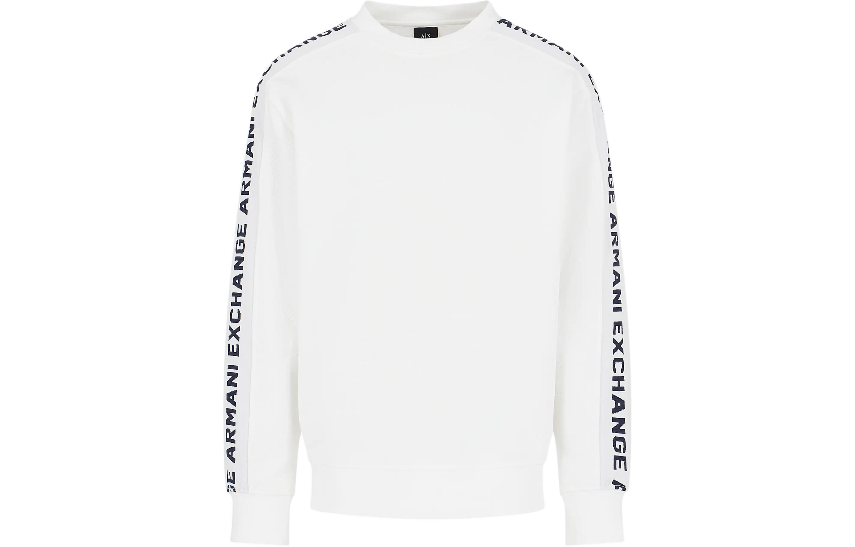 Armani Exchange SS24 Logo Crewneck Long Sleeve Sweatshirt 3DZMLA-ZJLGZ-1888