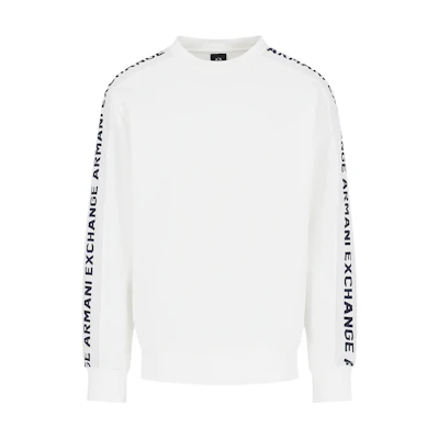 Armani Exchange SS24 Logo Crewneck Long Sleeve Sweatshirt 3DZMLA-ZJLGZ-1888