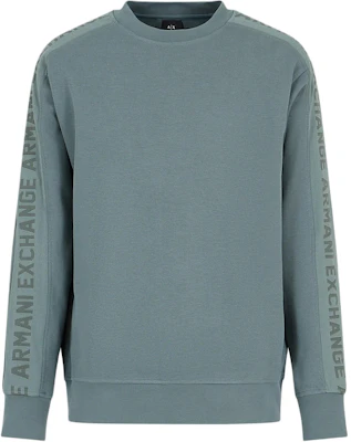 Armani Exchange SS24 Logo Crewneck Long Sleeve Sweatshirt 3DZMLA-ZJLGZ-1888 Cheap Armani Exchange SS24 Logo Crewneck Long Sleeve Sweatshirt 3DZMLA-ZJLGZ-1888