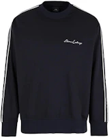 Armani Exchange SS24 Logo Stripe Crewneck Loose Fit Long Sleeve Sweatshirt 8NZMSG-Z9N1Z-1510 Armani Exchange SS24 Logo Stripe Crewneck Loose Fit Long Sleeve Sweatshirt 8NZMSG-Z9N1Z-1510