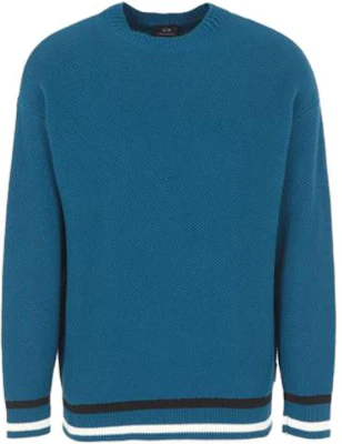 Armani Exchange Striped Trim Crewneck Pullover Sweatshirt 6RZM6A-ZMX8Z-15CR Buy Armani Exchange Striped Trim Crewneck Pullover Sweatshirt 6RZM6A-ZMX8Z-15CR