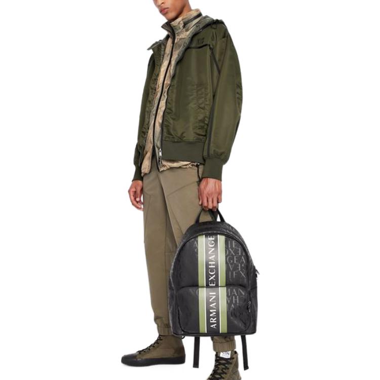 ARMANI EXCHANGE Striped Zip-Up Hoodie Jacket Men’s FW22 - Army Green. 6LZB03-ZNUSZ-1851 圖 3