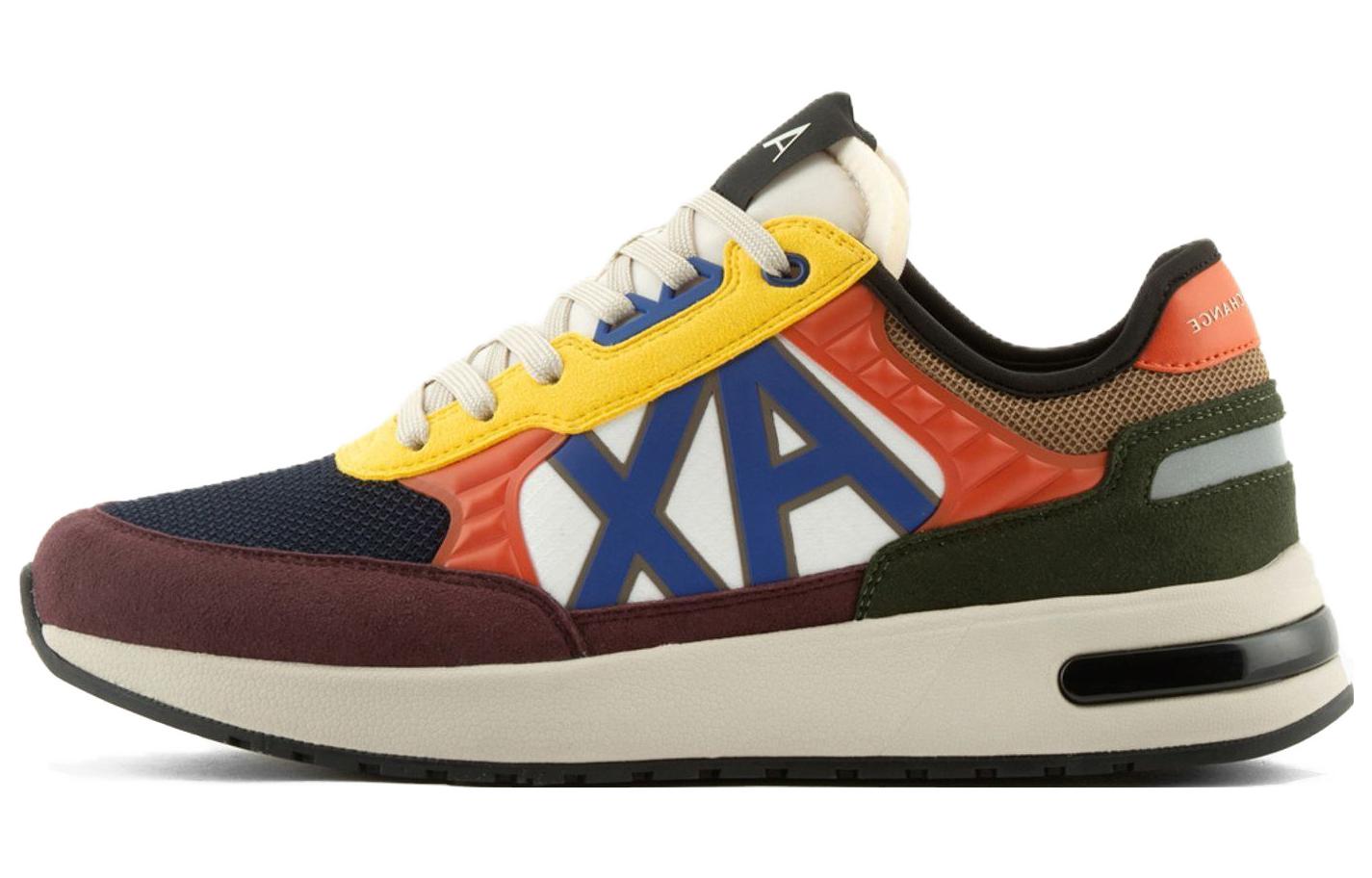 Armani Exchange Suede Round Toe Low 'Yellow CMFT'