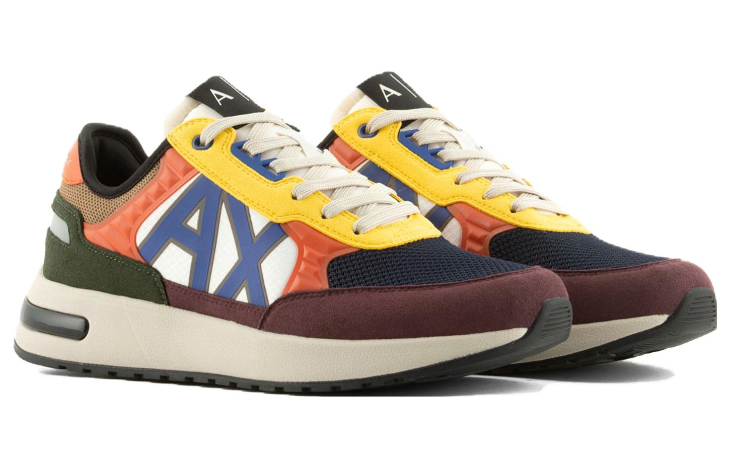 Armani Exchange Suede Round Toe Low 'Yellow CMFT' 圖 2